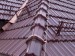 Detail upevnění na hřebenech střechy